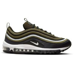 Nike Air Max 97 Olive Sequoia Sneakersy męskie. Zielone buty sportowe na co dzień męskie Nike, m, bez wzorów, bez ramiączek, bez kaptura. Za 549.99 zł.