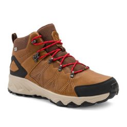Buty turystyczne męskie Columbia Peakfreak II Mid Outdry Leather. Brązowe buty trekkingowe męskie Columbia, bez wzorów, sportowe, bez obcasa, bez zapięcia. Za 449.99 zł.