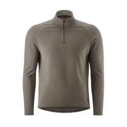 Termiczna koszulka z długim rękawem Gonso. Szare koszulki męskie z długim rękawem Gonso, bez wzorów, sportowe, bez kołnierzyka, bez ramiączek. Za 350.50 zł.