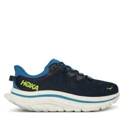 Buty do biegania Hoka. Niebieskie buty do biegania męskie HOKA, bez wzorów, bez zapięcia, do biegania. Za 619.99 zł.