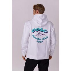 Bluza z kapturem Powder Club. Białe bluzy z kapturem męskie OOSC, bez wzorów, z bawełny, z kapturem. Za 294.99 zł.