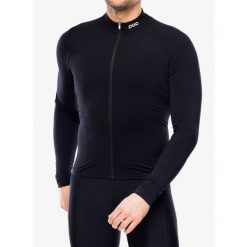 Bluza kolarska męska POC Ambient Thermal Jersey. Czarne bluzy nierozpinane męskie POC, m, bez wzorów, z jersey, bez ramiączek, bez kaptura. Za 585.99 zł.