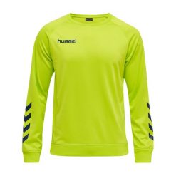 Bluza do piłki ręcznej dla dorosłych Hummel Promo Poly Sweatshirt. Zielone bluzy bez kaptura męskie HUMMEL, l, bez wzorów, bez kaptura. Za 137.50 zł.