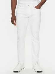 Hechter Paris Jeansy 26050 151363 Biały Slim Fit. Białe jeansy męskie Hechter Paris, bez wzorów, z bawełny. Za 249.99 zł.