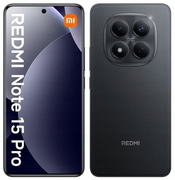 Smartfon Xiaomi Redmi Note 15 Pro 12/512GB Czarny (69325544697400). Czarne smartfony Xiaomi. Za 1,289.00 zł.