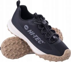 Męskie buty turystyczne trekkingowe Hi-tec Mounti czarne rozmiar 42. Czarne buty trekkingowe męskie Hi-tec, bez wzorów, bez zapięcia. Za 129.52 zł.