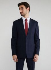 PAKO LORENTE – Granatowa marynarka garniturowa P22SF-3G-013-G-S. Marynarki męskie Pako Lorente, s, bez wzorów, z elastanu. Za 299.99 zł.
