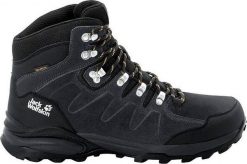 Buty trekkingowe męskie Jack Wolfskin Buty trekkingowe męskie REFUGIO TEXAPORE MID M phantom / burly yellow XT r. 45 (4049841-6357). Żółte buty trekkingowe męskie Jack Wolfskin, bez wzorów, bez zapięcia. Za 416.00 zł.