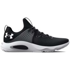 Buty Treningowe Męskie Under Armour HOVR Rise 3. Białe buty treningowe męskie Under Armour, bez wzorów, bez zapięcia, na fitness i siłownię. Za 340.99 zł.