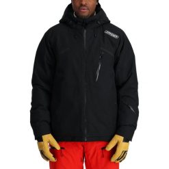 Kurtka narciarska męska Spyder Leader. Czarne kurtki narciarskie i snowboardowe męskie Spyder, na zimę, l, bez wzorów, bez kaptura, narciarskie. Za 2,599.00 zł.