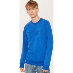 Bluza z napisem - Niebieski. Bluzy nierozpinane męskie marki House. W wyprzedaży za 39.99 zł.
