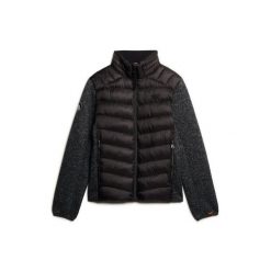 Kurtka puchowa Superdry Sports. Czarne kurtki męskie Superdry., m, bez wzorów, z puchu, bez ramiączek, bez kaptura. Za 548.00 zł.