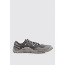Buty do biegania męskie, Trail Glove 7. Szare buty do biegania męskie Merrell, bez wzorów, bez zapięcia, do biegania. Za 549.99 zł.