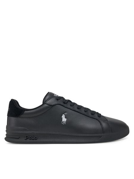 Polo Ralph Lauren Sneakersy Heritage Court II 809965072002 Czarny. Czarne buty sportowe na co dzień męskie Polo Ralph Lauren, m, bez wzorów, ze skóry, bez ramiączek, bez kaptura. Za 419.99 zł.