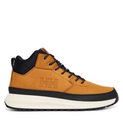 Trekkingi Helly Hansen. Brązowe buty trekkingowe męskie Helly Hansen, bez wzorów, sportowe, bez obcasa, bez zapięcia. Za 479.99 zł.