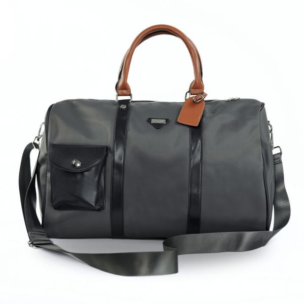 Torba podróżna weekendowa Solier FB49 Barrley szara. Szare torby sportowe męskie Solier, bez wzorów, z materiału, na ramię, duże. Za 148.99 zł.