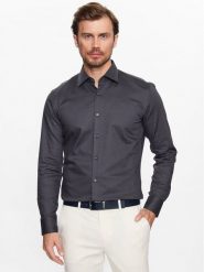 Boss Koszula 50470583 Szary Slim Fit. Szare koszule męskie Boss, m, bez wzorów, z bawełny, bez kołnierzyka, bez ramiączek. Za 239.99 zł.