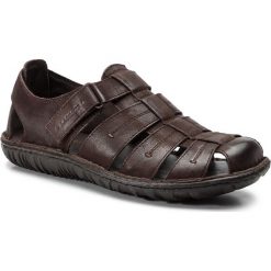 Sandały LASOCKI FOR MEN MI18-1270. Brązowe sandały męskie Lasocki For Men, z nubiku, bez zapięcia. Za 129.99 zł.
