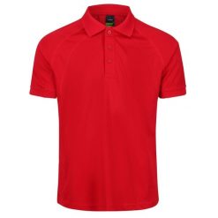 Męska Koszulka Polo Coolweave. Czerwone koszulki polo męskie Regatta, m, bez wzorów, sportowe, bez kołnierzyka, bez ramiączek. Za 61.99 zł.