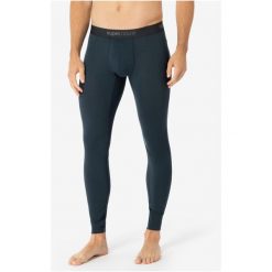 Spodnie termoaktywne męskie SUPER.NATURAL Tundra 175 Tight. Niebieskie bielizna termoaktywna męska super.natural, m, bez wzorów, bez ramiączek. Za 467.39 zł.