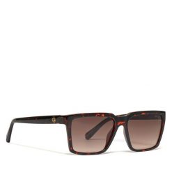 Okulary przeciwsłoneczne Guess. Brązowe okulary przeciwsłoneczne męskie Guess, z aplikacjami. Za 629.99 zł.