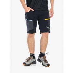 Spodenki turystyczne męskie Crazy Short Traverse. Czarne szorty sportowe męskie CRAZY, bez wzorów, sportowe. Za 340.99 zł.