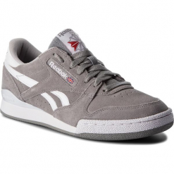 Buty Reebok - Phase 1 Pro Mu CN4981 Tin Grey/White. Szare buty sportowe na co dzień męskie Reebok, z materiału. W wyprzedaży za 269.00 zł.