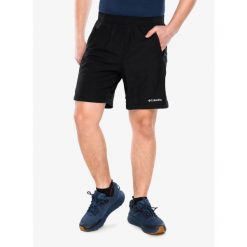 Spodenki turystyczne męskie Columbia Three Pitch Short. Czarne szorty sportowe męskie Columbia, bez wzorów, sportowe. Za 125.99 zł.
