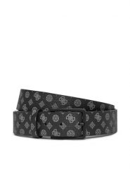 Guess Pasek Męski Micro Peony Eco Belts BM7793 P4135 Czarny. Czarne paski męskie Guess, z aplikacjami, ze skóry. Za 129.99 zł.