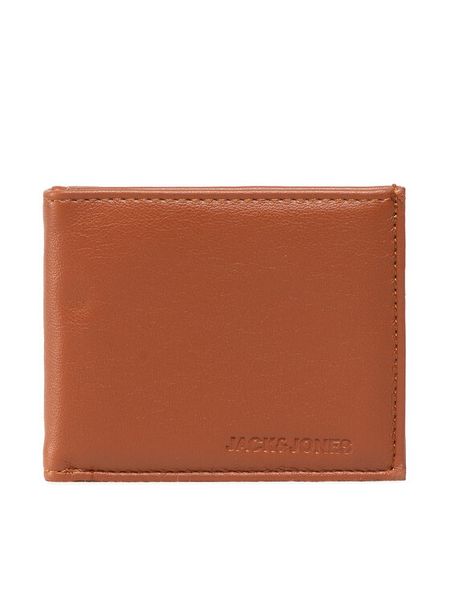 Jack & Jones Portfel Jaczack Wallet 12213118 Brązowy. Brązowe portfele męskie Jack & Jones, bez wzorów, ze skóry. Za 59.99 zł.