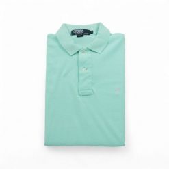 Second life - Krótki rękaw męskie polo turkusowe - Stan dobry. Niebieskie koszulki polo męskie Ralph Lauren, m, bez wzorów, sportowe, bez kołnierzyka, bez ramiączek. Za 76.10 zł.