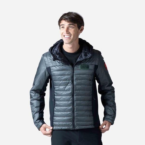 Kurtka puchowa męska Rossignol Hero Hybrid Light. Szare kurtki męskie Rossignol, m, bez wzorów, z puchu, sportowe, bez ramiączek, bez kaptura. W wyprzedaży za 1,085.00 zł.