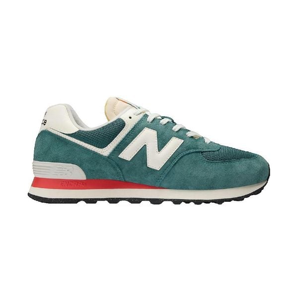 Buty Mężczyzna New Balance 574 New Spruce/ Sea Salt zielony. Zielone buty sportowe na co dzień męskie New Balance, m, bez wzorów, ze skóry, bez ramiączek, bez kaptura. Za 535.00 zł.
