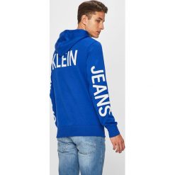 Calvin Klein Jeans - Bluza. Bluzy nierozpinane męskie Calvin Klein Jeans, l, bez wzorów, z bawełny, bez ramiączek, z kapturem. W wyprzedaży za 299.90 zł.