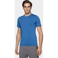 Koszulka treningowa męska TSMF004 - niebieski. Niebieskie bielizna termoaktywna męska 4f, m, bez wzorów, z dzianiny, bez ramiączek, climacool (adidas). W wyprzedaży za 89.99 zł.