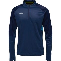 Hummel Tech Move Bluza Męska Half-Zip Niebieska M. Niebieskie bluzy nierozpinane męskie HUMMEL, m, bez wzorów, z elastanu, z kapturem. Za 201.99 zł.