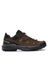 Salomon Trekkingi X Ultra 360 Leather Gore-Tex L47571200 Brązowy. Brązowe buty trekkingowe męskie Salomon, bez wzorów, z gore-texu, bez zapięcia, trekkingowe, gore-tex. Za 560.99 zł.