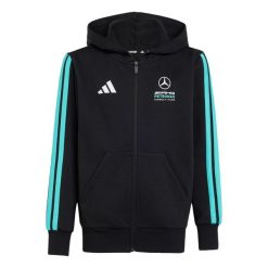 Bluza Z Kapturem Mercedes - Amg Petronas Formula 1 Team Dna Full Zip. Czarne bluzy nierozpinane męskie ADIDAS, bez wzorów, z kapturem. Za 239.00 zł.