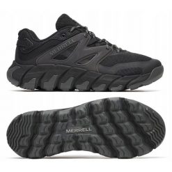 Buty dla mężczyzn Merrell MAIPO EXPLORER AEROSPORT. Czarne buty trekkingowe męskie Merrell, bez wzorów, z syntetyku, bez zapięcia, trekkingowe. Za 419.99 zł.