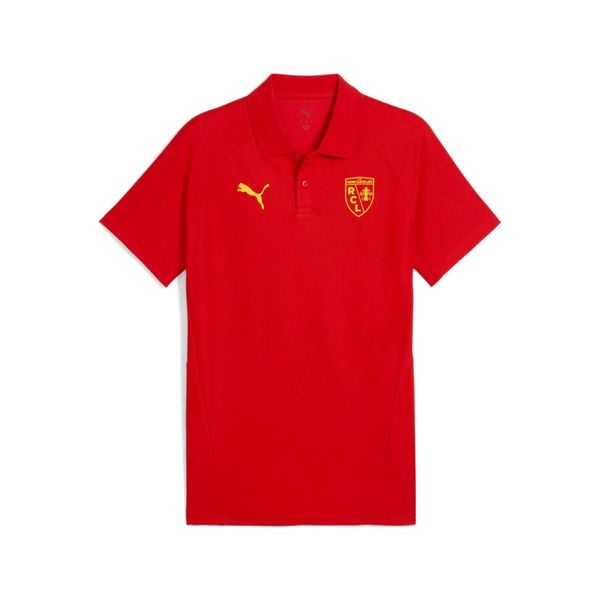 Polo Puma RCL Evostripe. Czerwone koszulki polo męskie Puma, bez wzorów, sportowe, bez kołnierzyka, bez ramiączek. Za 251.00 zł.