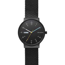 Skagen ANCHER Zegarek schwarz. Zegarki męskie Skagen. Za 839.00 zł.