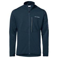 Polar VAUDE Scopi. Niebieskie bluzy z polaru męskie Vaude, l, bez wzorów, z polaru, sportowe, bez ramiączek, bez kaptura. Za 553.20 zł.