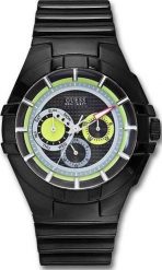Zegarek Guess Zegarek męski Guess W11171G1 czarny. Czarne zegarki męskie Guess. Za 524.30 zł.