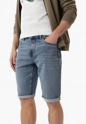 E-MEXT. Niebieskie szorty męskie Volcano, bez wzorów, z jeansu, klasyczne. Za 159.99 zł.