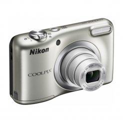 Nikon COOLPIX A10 Srebrny + etui. Aparaty kompaktowe marki NIKON. W wyprzedaży za 279.00 zł.