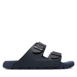 Klapki BOSS. Niebieskie klapki i japonki męskie Boss, bez wzorów. Za 299.99 zł.