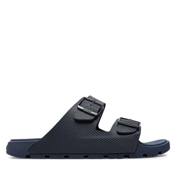 Klapki BOSS. Niebieskie klapki i japonki męskie Boss, bez wzorów. Za 479.99 zł.