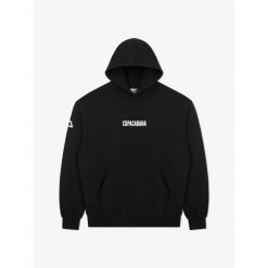 MANTO bluza z kapturem COPACABANA OVERSIZE czarna. Czarne bluzy nierozpinane męskie Manto, bez wzorów, bez ramiączek, z kapturem. Za 229.00 zł.