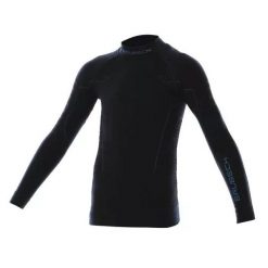 Bluza męska Brubeck Thermo Junior czarny 140/146 LS13640. Czarne bielizna termoaktywna męska Brubeck, m, bez wzorów, bez ramiączek, do piłki nożnej. Za 128.00 zł.