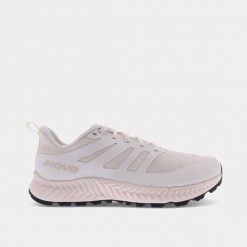 Buty do biegania męskie, Trailfly Standard. Białe buty do biegania męskie Inov-8, bez wzorów, z gumy, bez zapięcia, do biegania. Za 499.99 zł.